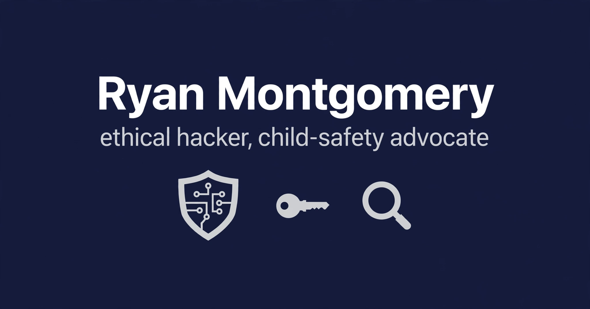 Ryan Montgomery, Official Website Hero Image